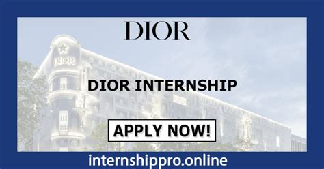 dior インターンシップ|Dior internship london.